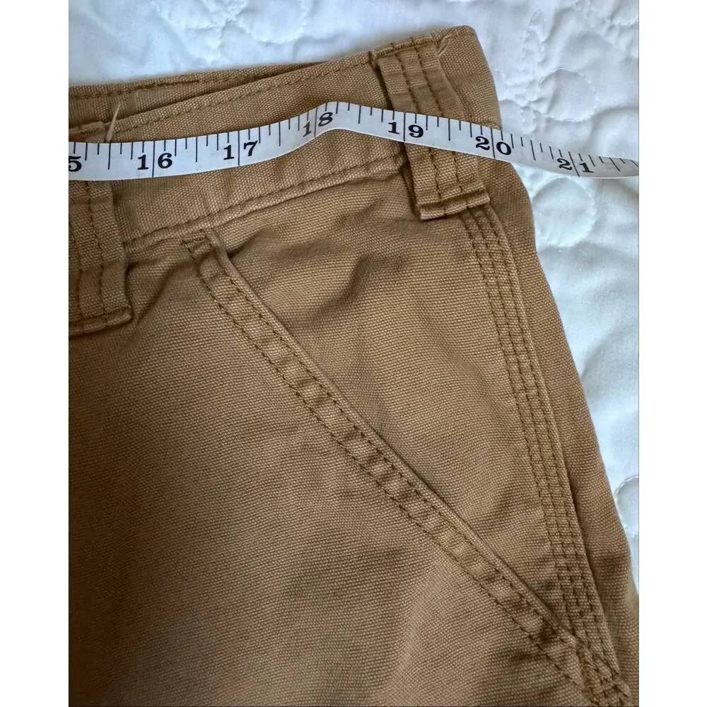 Carhartt Relaxed Fit Shorts Men's Size 40 Tan Khaki Mid Length